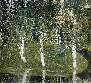 Alexander Yakovlevich GOLOVIN Birch oil painting artist